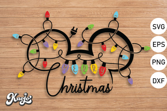 Christmas Bulb Illustration for Crafting and Cricut Projects