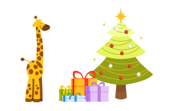 Christmas Illustration Animal Design for Branding and Marketing
