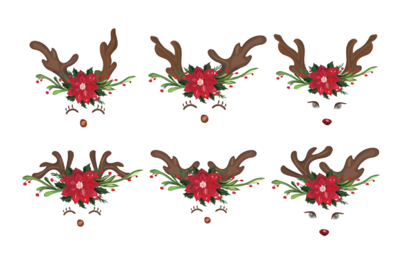 Deer Antler with Christmas Flower Embroidery Review