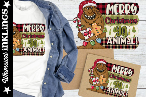 Merry Christmas Ya Animal Illustrations